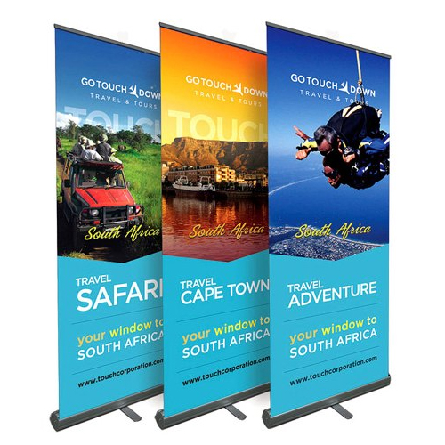 Displaymar Roll Up Vertical Banner Stands
